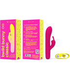 Vibromasseur rabbit rechargeable double stimulation — vue de profil