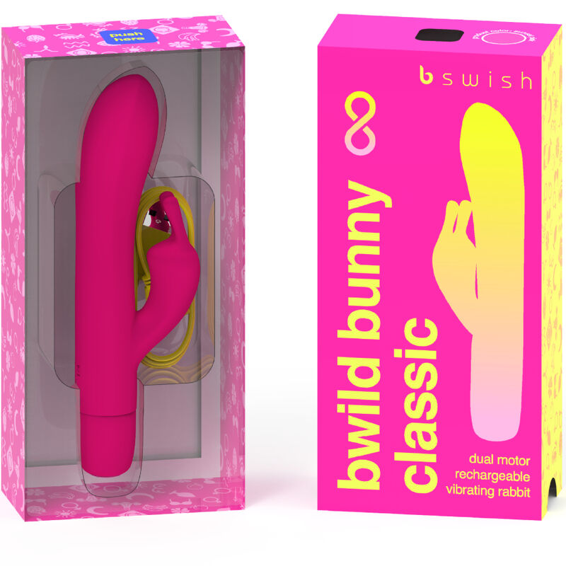Vibromasseur rabbit rechargeable double stimulation — détail produit