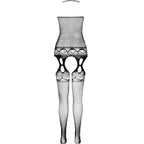 Bodystocking résille écologique Passion Eco Collection — détail base