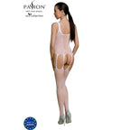 Bodystocking Éco Collection écru stretch nylon recyclé — angle alternatif