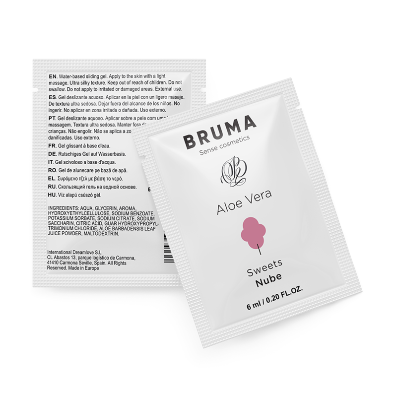 Les six dosettes Bruma 6 ml, saveur bonbons