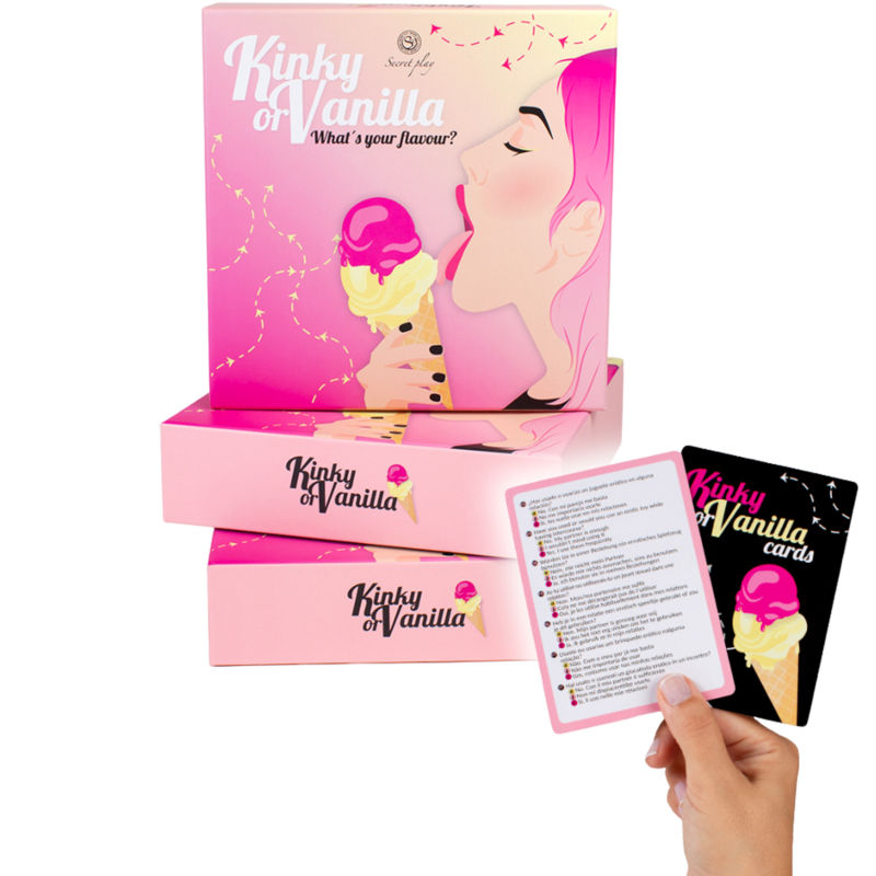 Jeu de plateau Kinky ou Vanilla pour couples — vue de dos