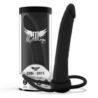 Gode anal Cobi Onyx silicone avec anneaux pénis et testicule — vue principale