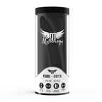 Gode anal Cobi Onyx silicone avec anneaux pénis et testicule — emballage produit