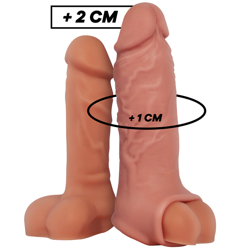 Gaine pénienne épaississante en silicone ajustable — vue principale