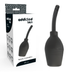 Boite Addicted Toys Travel Cleaner 2 avec la douche anale en silicone noir, poire souple et canule fine a embout perfore, accessoire d'hygiene intime.