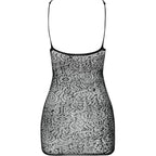 Bodystocking dentelle résille taille unique — vue rapprochée