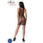Bodystocking dentelle résille sensuelle — vue de dos