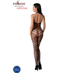 Bodystocking résille noir taille unique — vue de dos