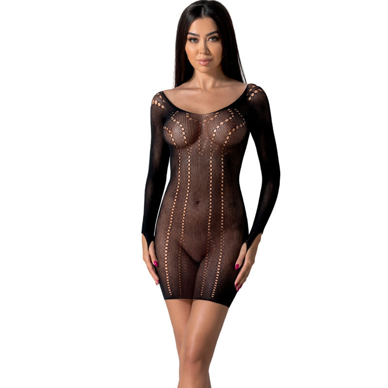 Bodystocking résille noir taille unique — vue principale
