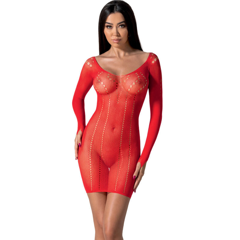 Bodystocking résille noir taille unique — détail base