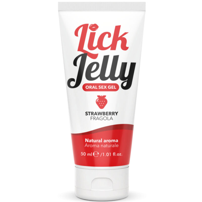 Gel lubrifiant gourmand saveur fraise — vue principale