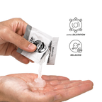 Gel lubrifiant relaxant anal base eau dosette — vue de profil