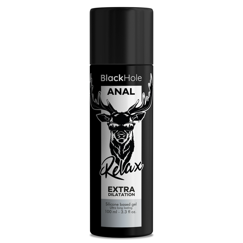 Gel lubrifiant anal détente Black Hole — packaging fournisseur
