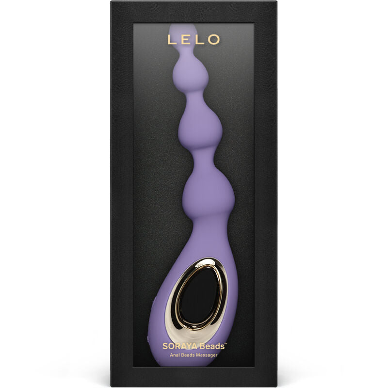 Chapelet anal vibrant en silicone Soraya Beads — vue de dos