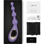Chapelet anal vibrant en silicone Soraya Beads — vue de profil