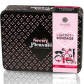 Coffret bondage six pièces rouge et noir — vue principale