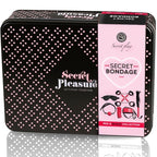 Coffret bondage six pièces rouge et noir — vue principale