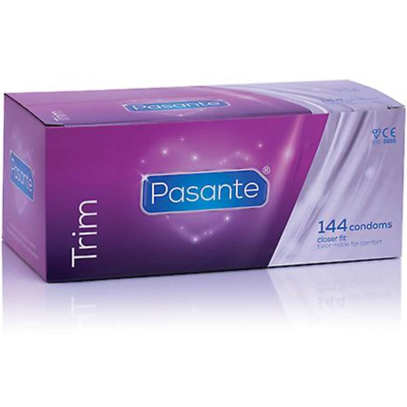 Préservatifs Trim Closer Fit latex naturel 144 unités — vue de profil