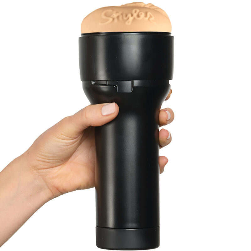 Masturbateur Skyler Lo Feel Stroker compatible Keon PowerBlo — vue de dos