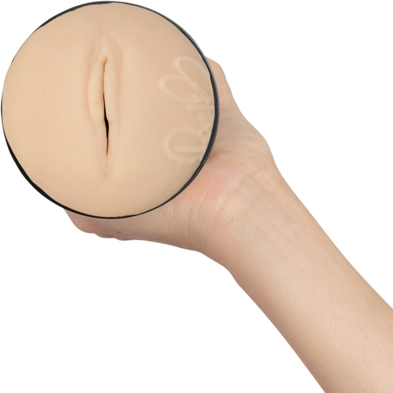 Masturbateur gaine réaliste compatible ventouse à dépression — détail texture surface