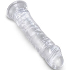 king cock penis realiste clair 19 7 cm transparent