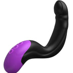 Stimulateur de prostate vibrant courbé en silicone — détail produit
