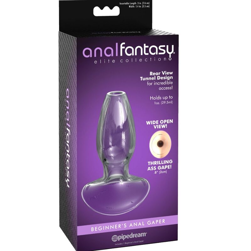 anal fantasy elite collection dilatateur anal gaper pour debutants cristal taille s