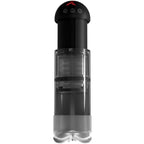 Extender Pro PDX Elite debout, tube transparent avec réglet OPEN-LOCKED et capuchon noir à boutons