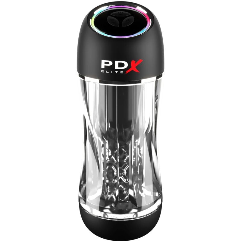 ViewTube Pro PDX Elite, capuchon à anneau lumineux multicolore et tube transparent torsadé