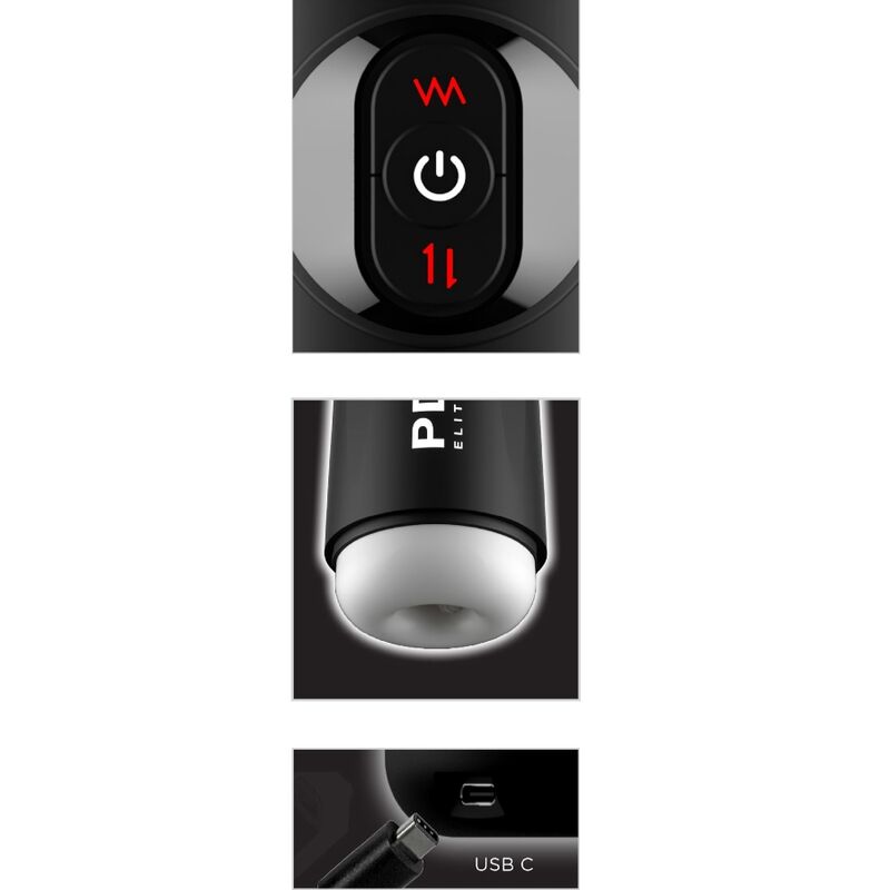 Détails du Moto-Milker en gros plan : boutons de commande, embout blanc et port USB-C