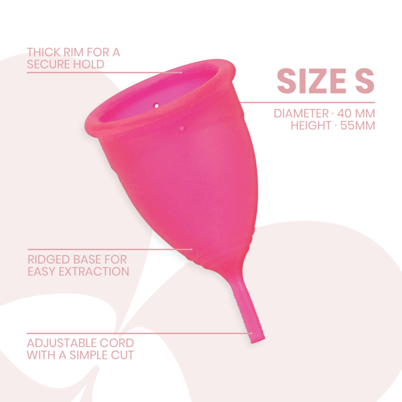 Coupe menstruelle réutilisable en silicone médical — vue de profil