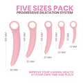 Coffret de 5 dilatateurs en silicone à tailles progressives — vue principale