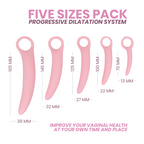 Coffret de 5 dilatateurs en silicone à tailles progressives — vue principale
