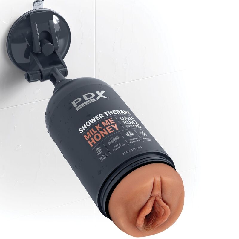 Masturbateur stroker discret bouteille shampoing Shower Ther — vue de profil