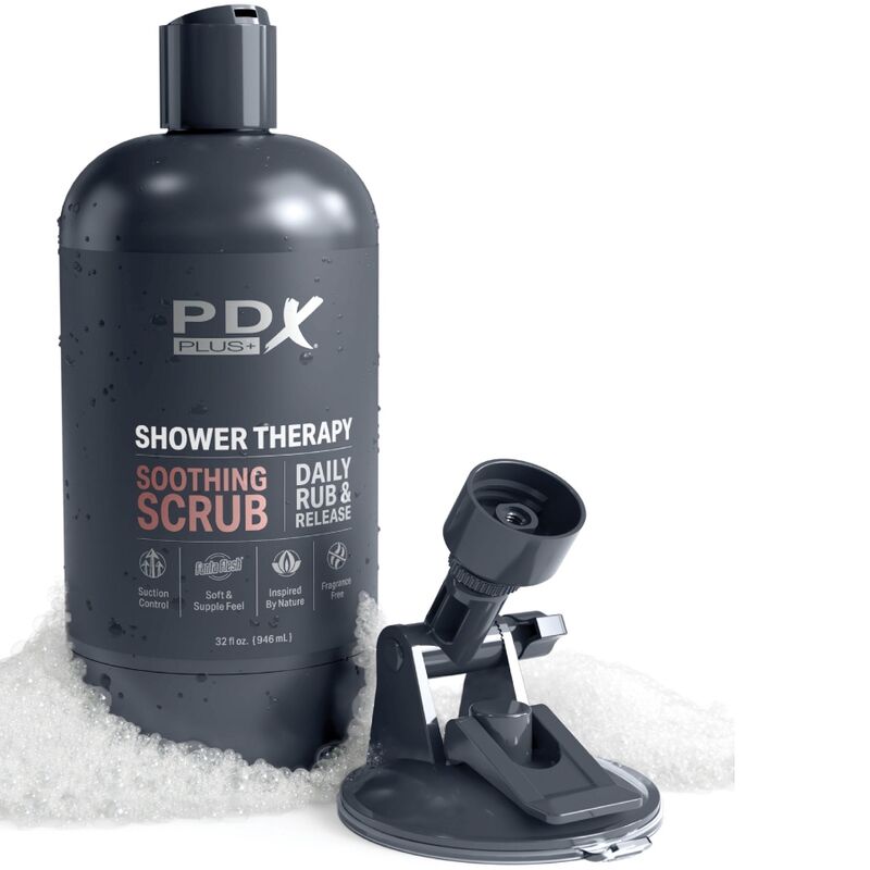 Masturbateur déguisé en flacon de douche à picots Candy — vue de dos