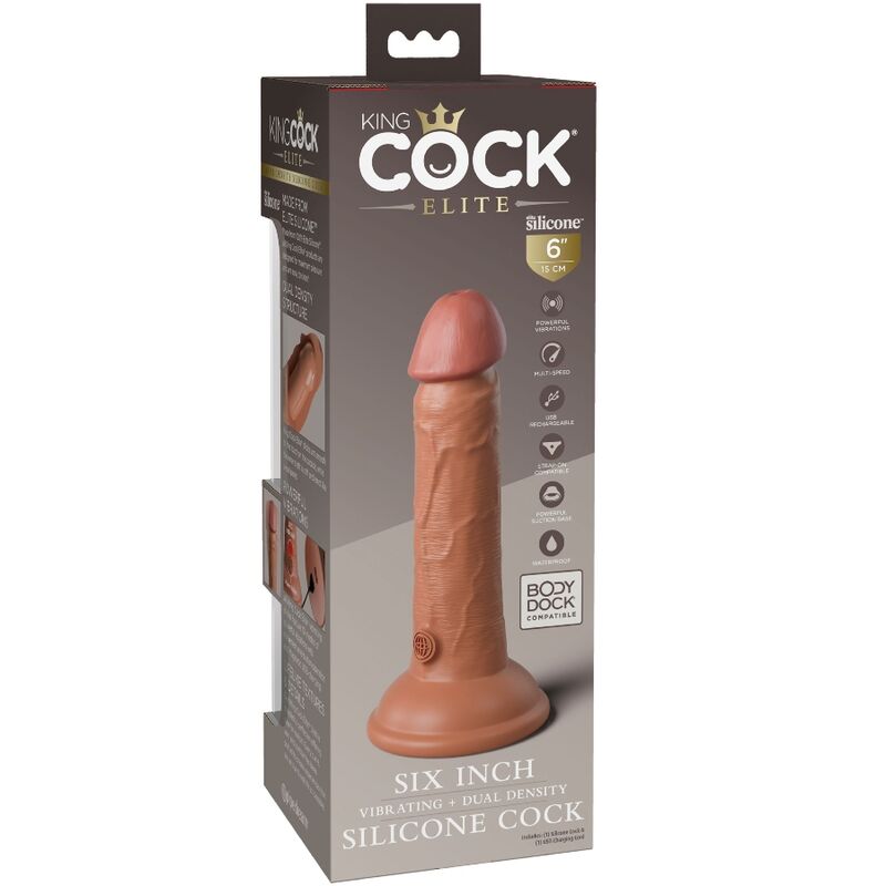 Gode réaliste vibrant silicone double densité — détail texture surface