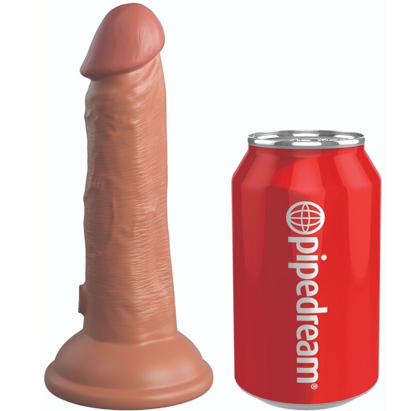 Gode réaliste vibrant silicone double densité — vue principale