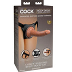 king cock elite harnais reglable confortable avec gode 17 8 cm