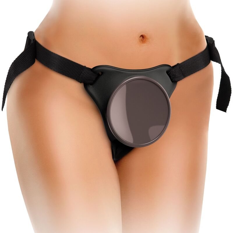 Harnais réglable avec gode King Cock Elite — vue de dos