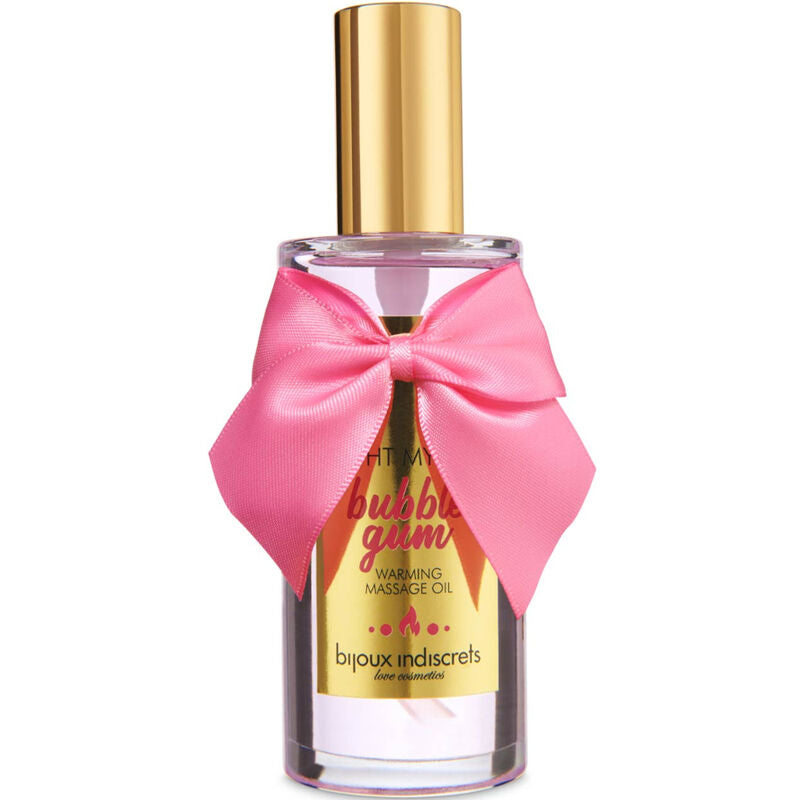 bijoux indiscrets huile de massage light my fire effet chaleur saveur gomme