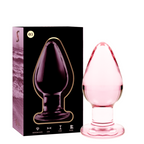 nebula series by ibiza plug anal modele 3 verre borosilicate transparent 11 cm o 5 cm