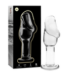 nebula series by ibiza plug anal modele 6 verre borosilicate clair 12 5 cm o 4 cm