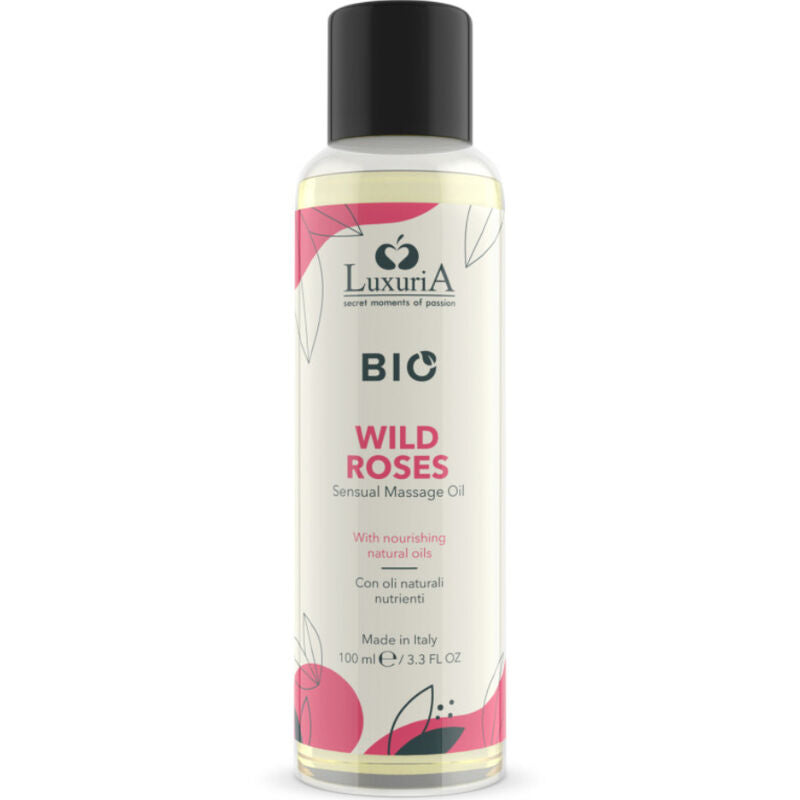 Huile de massage bio roses sauvages 100 ml — vue principale