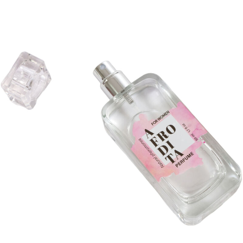Spray parfum aux phéromones Aphrodite 50 ml — vue de profil