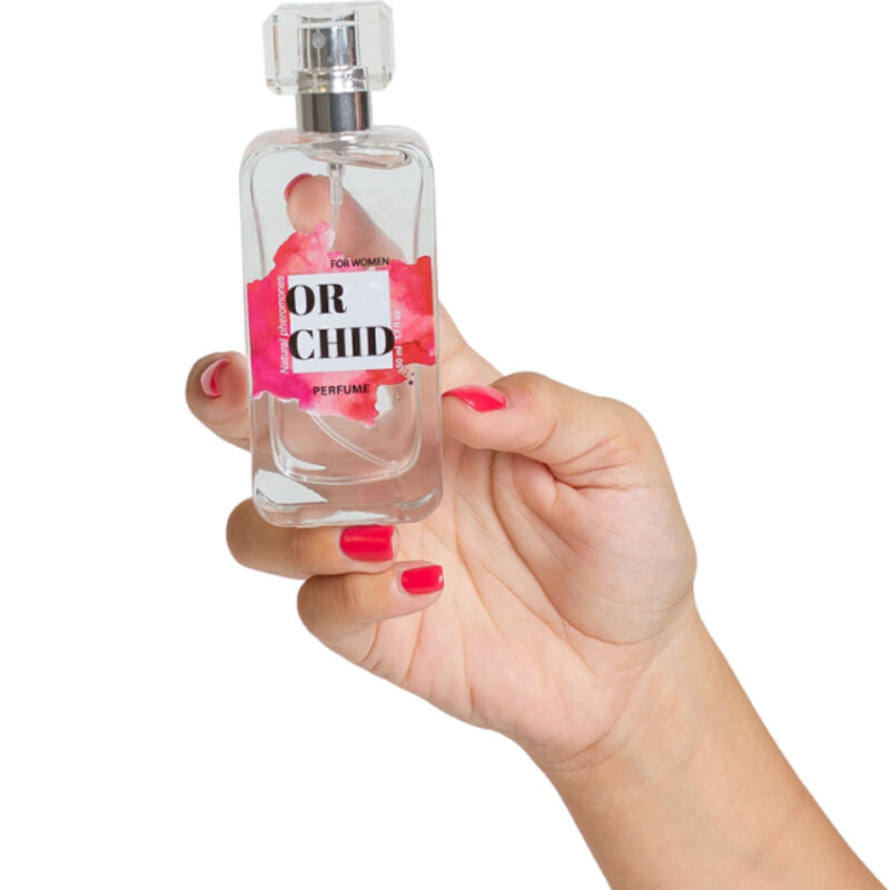 Spray parfum aux phéromones d'orchidée pour femme — détail produit
