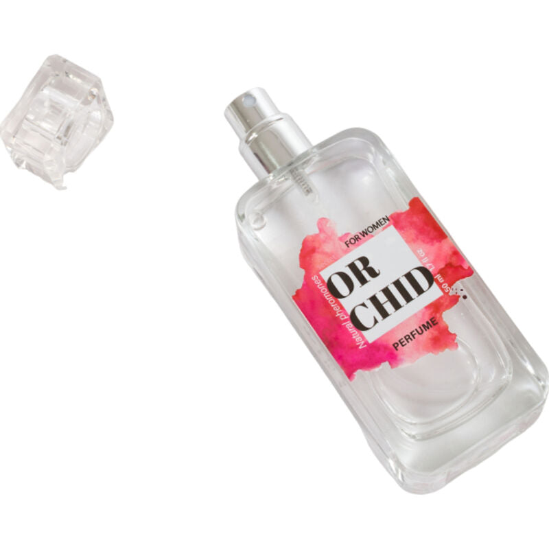 Spray parfum aux phéromones d'orchidée pour femme — vue de profil