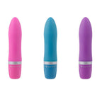 Mini vibromasseur clitoridien silicone lilas — vue de dos