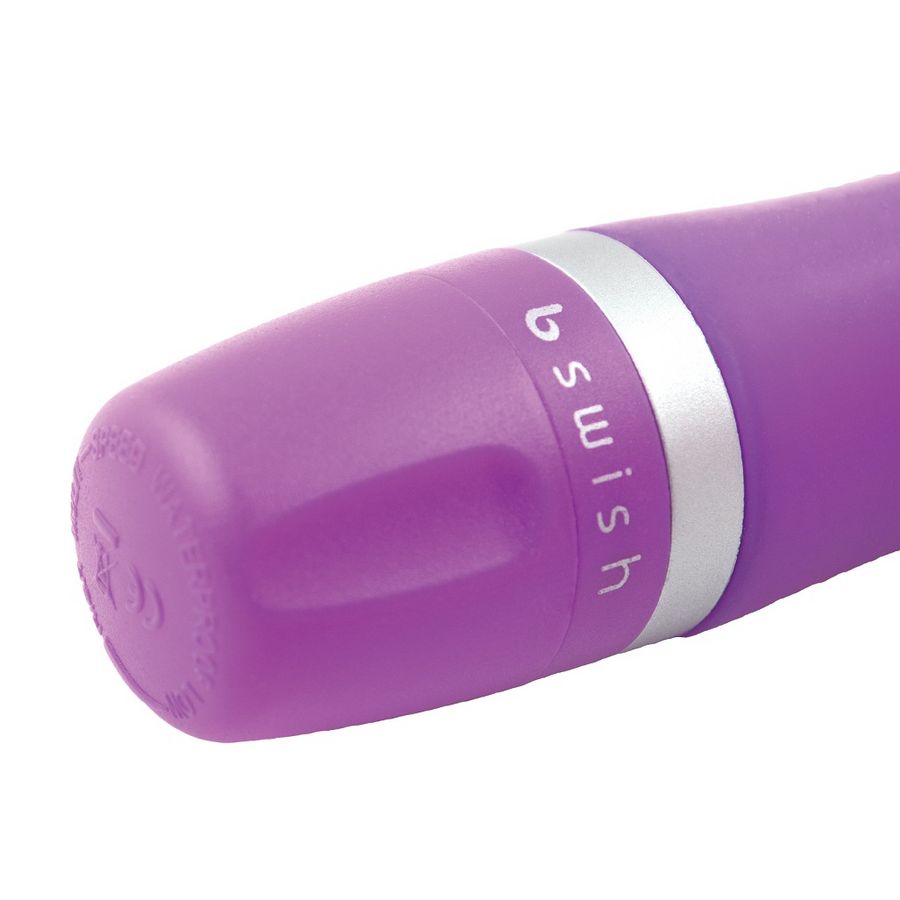 Mini vibromasseur courbe Bcute Classic Pearl — vue de profil