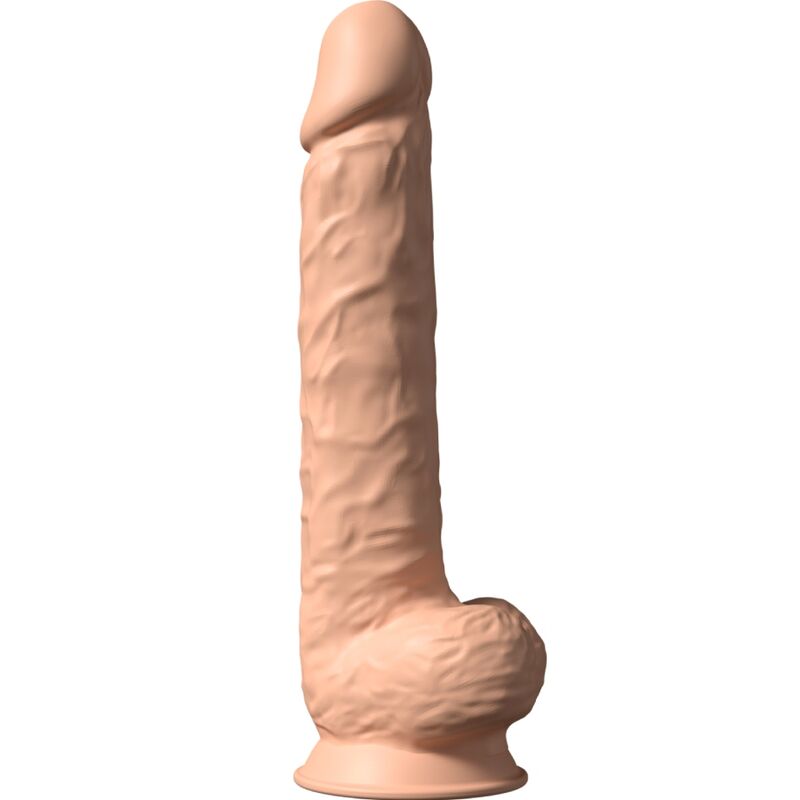 Gode réaliste SILEXD Modèle 1 SILEXPAN double densité — Chair — 38 × 7 cm